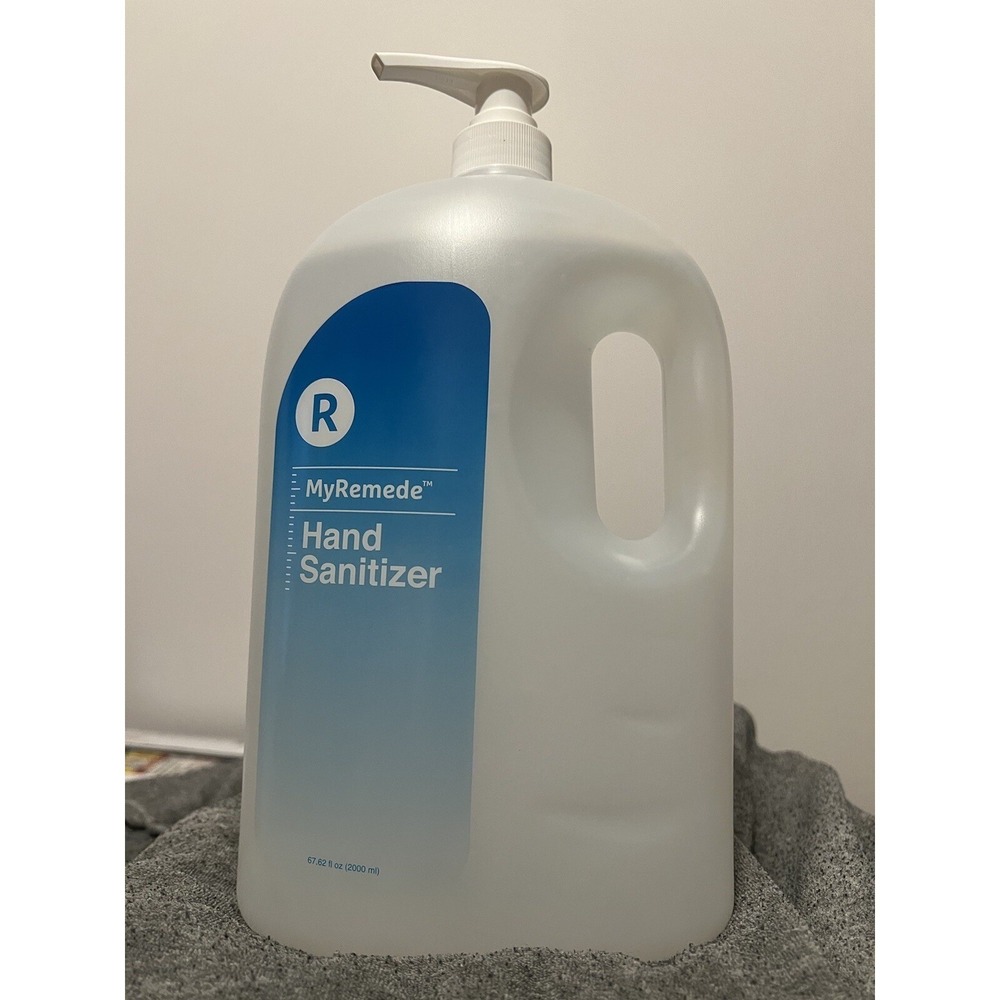 Myremede Hand Sanitizer 67.62 fl oz 2000ml Bulk Pump Bottle 75% Alcohol